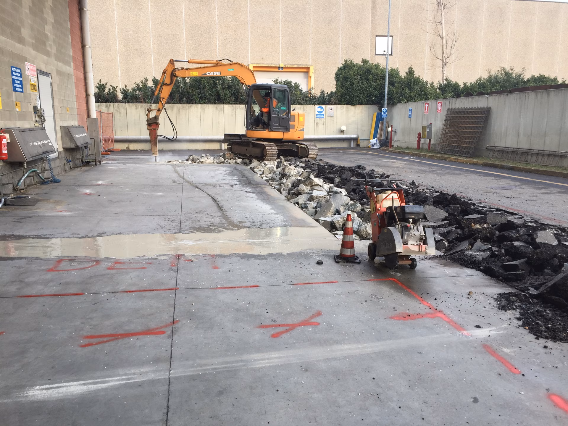 Edificio in lavorazione seguito dall’Impresa Primavera